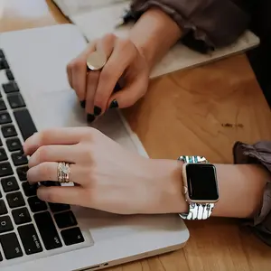 Basquiat A Unique Talent And Personality iWatch Double Buckle Strap (Multi-Size)