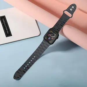 Black iWatch Double Buckle Strap (Multi-Size)