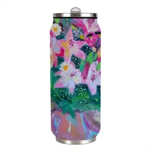 Lilies On White Coke Can Mug