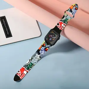 Two-Faced Demon iWatch Double Buckle Strap (Multi-Size)