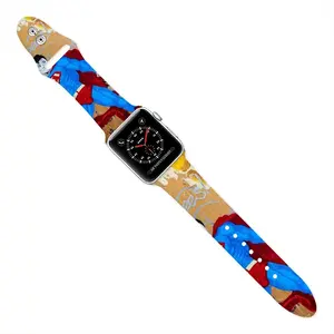 Winnieman - Superman Gold Honey iWatch Double Buckle Strap (Multi-Size)