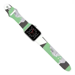 Green iWatch Double Buckle Strap (Multi-Size)