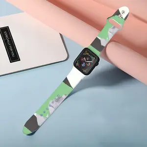 Green iWatch Double Buckle Strap (Multi-Size)