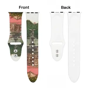 Bethesda Fountain Central Park New York City iWatch Double Buckle Strap (Multi-Size)