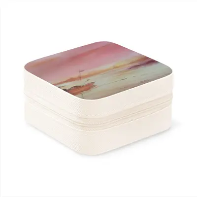 The Boat And Sunset Jewelry Box