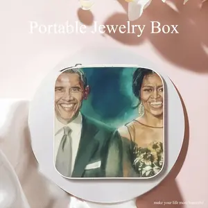 Barack & Michelle Obama Jewelry Box