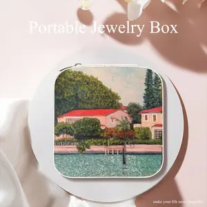 House With Red Roof Jewelry Box