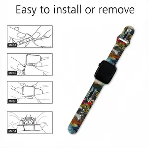 Postcard iWatch Single Buckle Strap (Multi-Size)