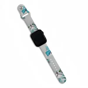 Cat And Butterflies iWatch Single Buckle Strap (Multi-Size)