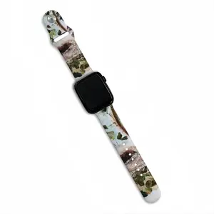 Birds Nest And Flying People iWatch Single Buckle Strap (Multi-Size)