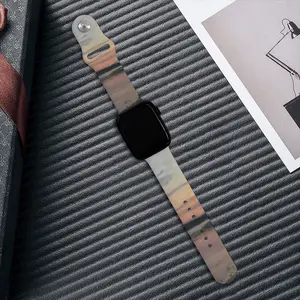 Evening On The Msta River iWatch Single Buckle Strap (Multi-Size)