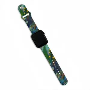 A Bouquet Of Wild Flowers In The Evening iWatch Single Buckle Strap (Multi-Size)