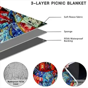 Ab9 Fragment Picnic Mat (Round)