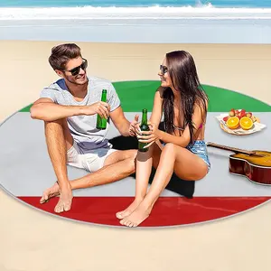 Pubic Flag Italy Picnic Mat (Round)