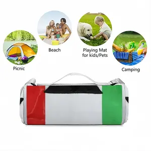 Pubic Flag Italy Picnic Mat (Round)