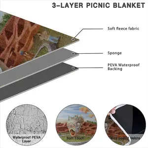 Object Of Adoration Picnic Mat (Round)