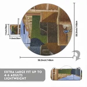 The Fugitives Picnic Mat (Round)