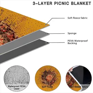 Cellular Universe Q Picnic Mat (Round)