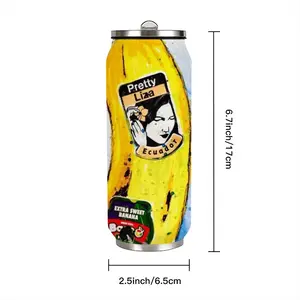 Banana Style - Pop Art Fruit Yellow Coke Can Mug