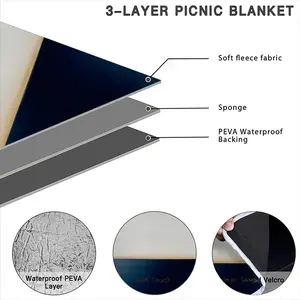 Untitled 19Q Picnic Mat (Round)