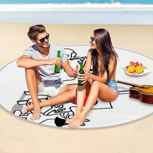 Art Lover Picnic Mat (Round)