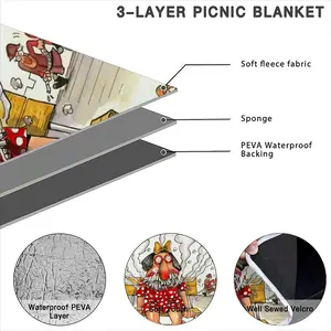 Chain Smoker Picnic Mat (Round)