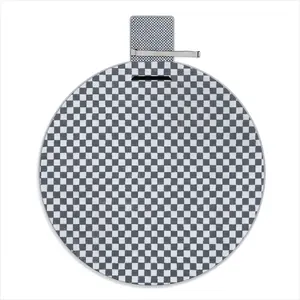 Black-And-White Picnic Mat (Round)