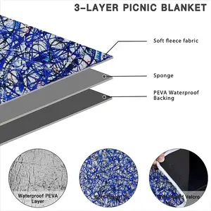 Blue Blood Picnic Mat (Round)