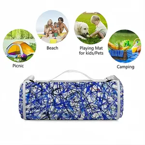 Blue Blood Picnic Mat (Round)