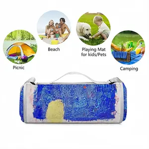 The Sun Of The Night Picnic Mat (Round)