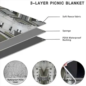 Car 4 Picnic Mat (Round)