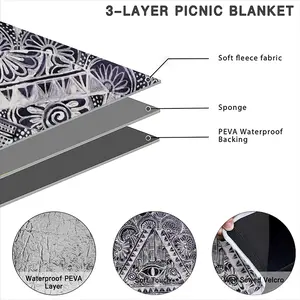 The All Seeing Eye Picnic Mat (Round)