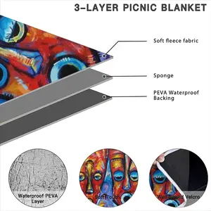 King And Queen Picnic Mat (Round)