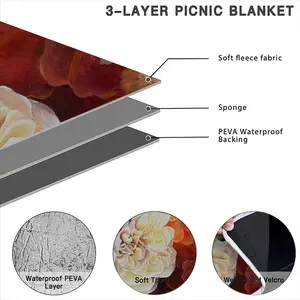 Roses Picnic Mat (Round)