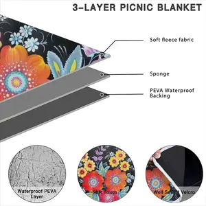 Beauty In The Night Picnic Mat (Round)