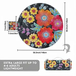 Beauty In The Night Picnic Mat (Round)