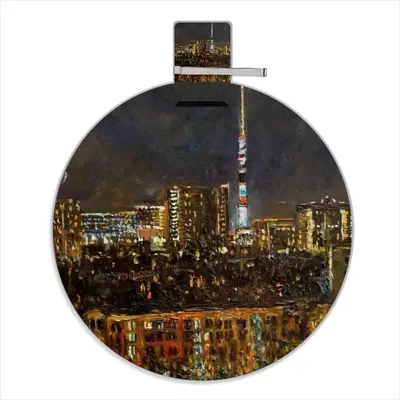 Moscow Tv Tower Picnic Mat (Round)