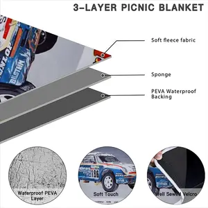 Porsche 959 Picnic Mat (Round)