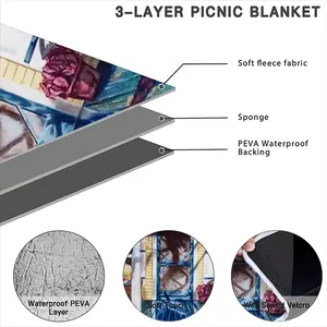 Front Porch Picnic Mat (Round)