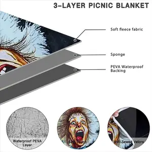 Scream Picnic Mat (Round)