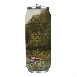 Row Boats In Central Park New York City Coke Can Mug