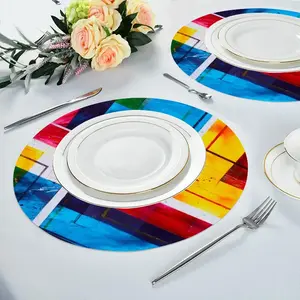 The Grexit Linen Placemat (Round)