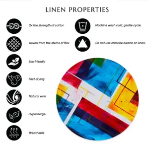 The Grexit Linen Placemat (Round)