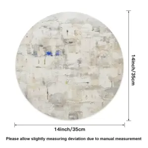 White Medina Linen Placemat (Round)