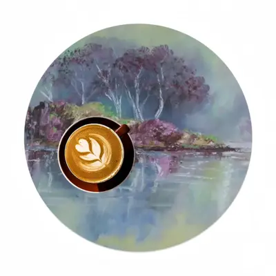 Lake Reflection Linen Placemat (Round)