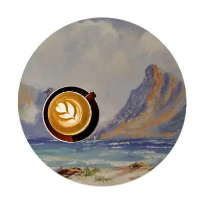 Houtbay Cape Town Linen Placemat (Round)