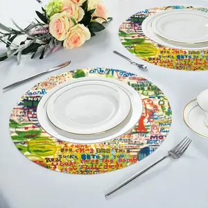 Artjpg Linen Placemat (Round)