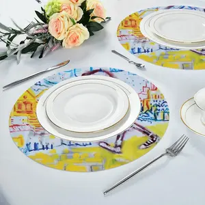 Daddy Linen Placemat (Round)