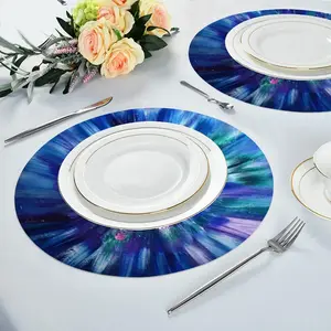 A Splash Of Energy Linen Placemat (Round)