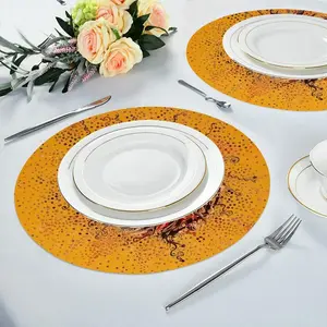 Cellular Universe Q Linen Placemat (Round)